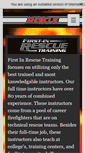 Mobile Screenshot of firstinrescuetraining.com